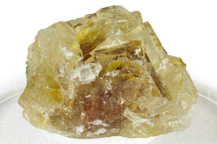 Gemmy Yellow Fluorite Cluster - Spain #327159